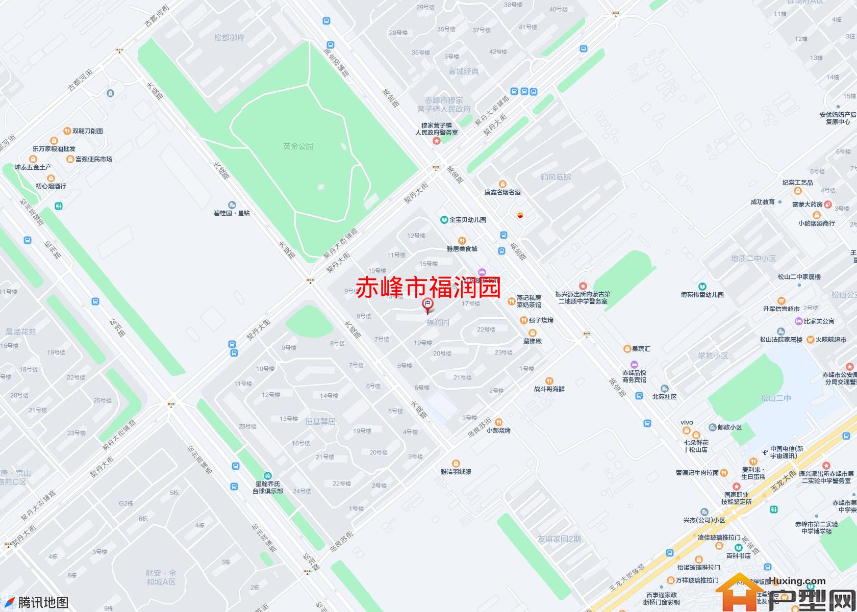 福润园小区 - 户型网