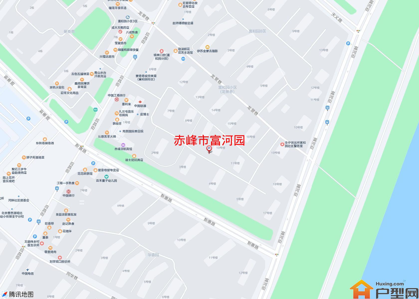 富河园小区 - 户型网