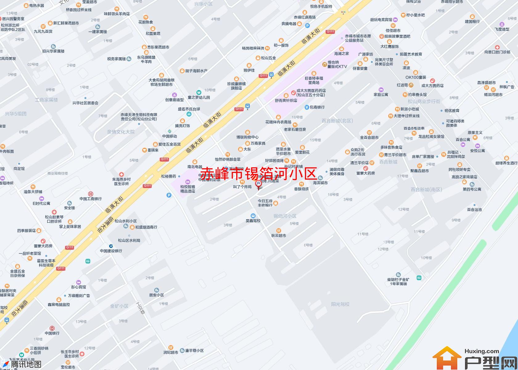 锡箔河小区小区 - 户型网