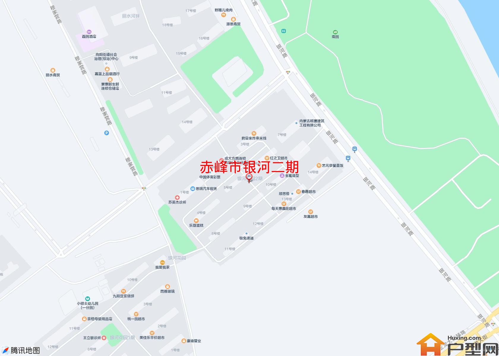 银河二期小区 - 户型网