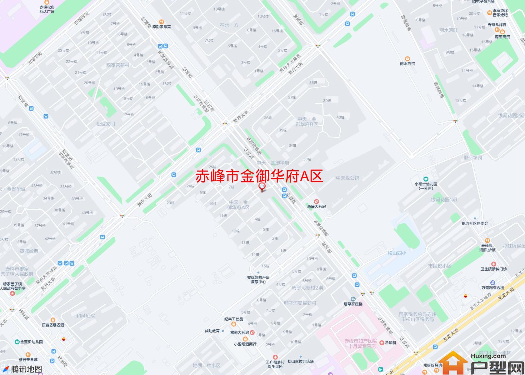 金御华府A区小区 - 户型网