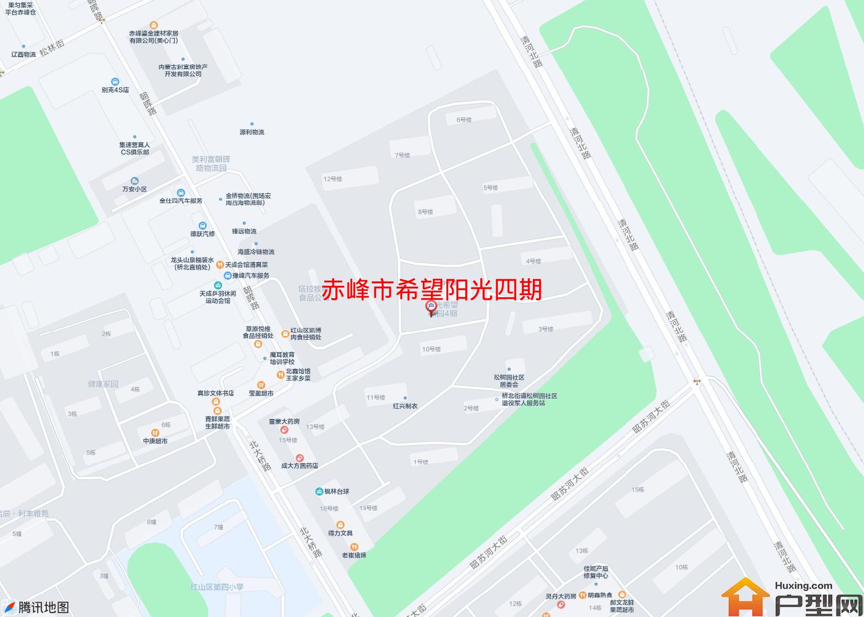 希望阳光四期小区 - 户型网