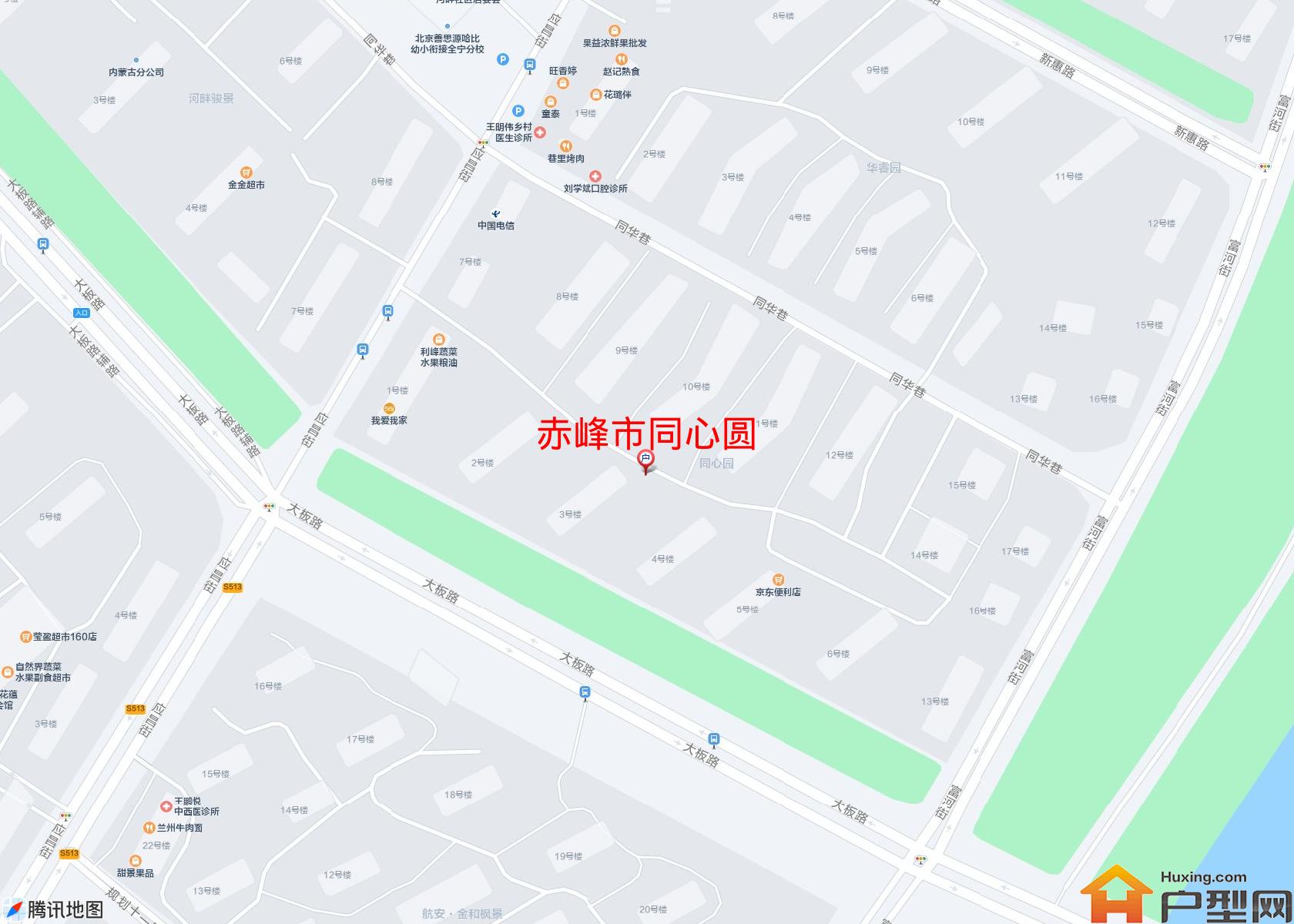 同心圆小区 - 户型网