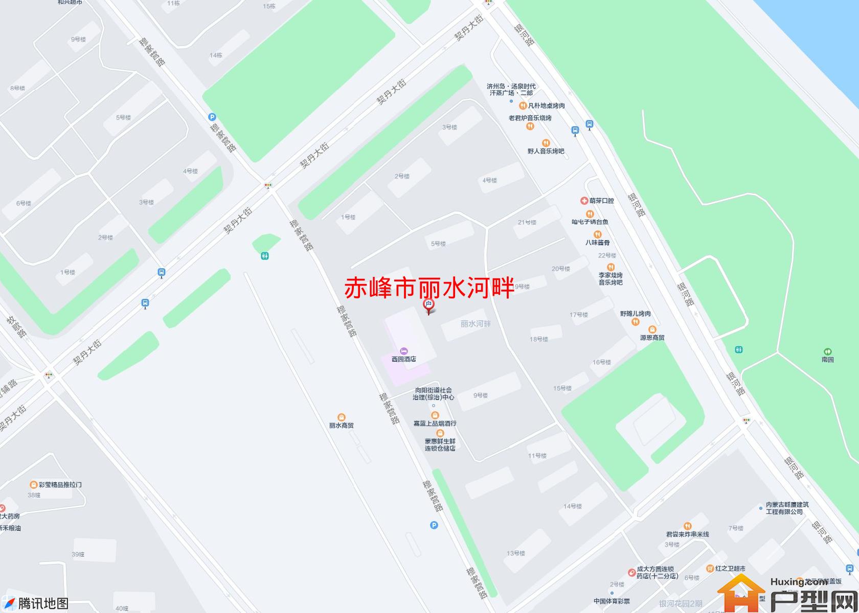 丽水河畔小区 - 户型网