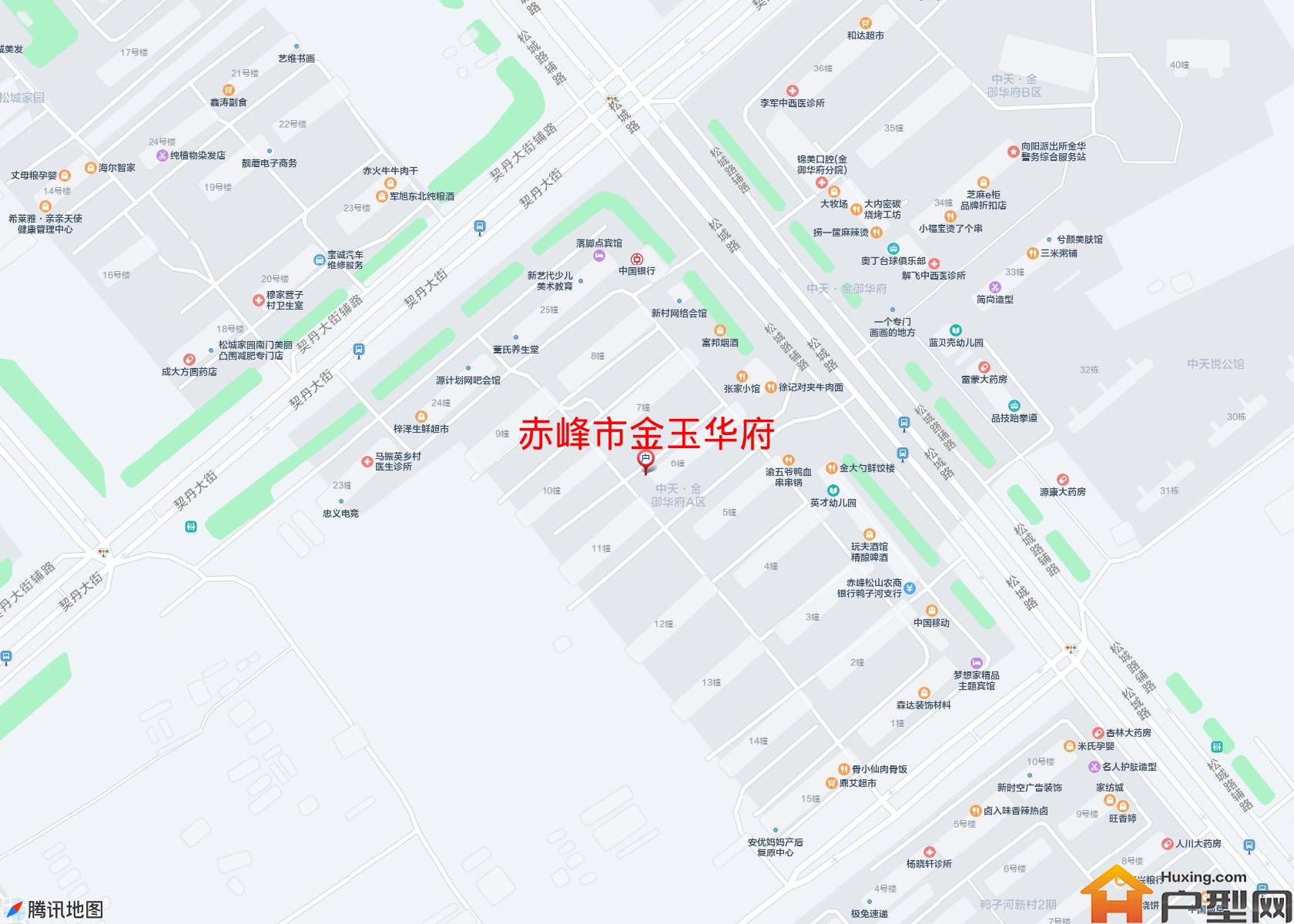 金玉华府小区 - 户型网