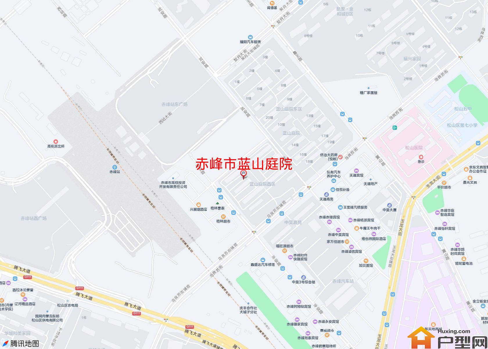 蓝山庭院小区 - 户型网