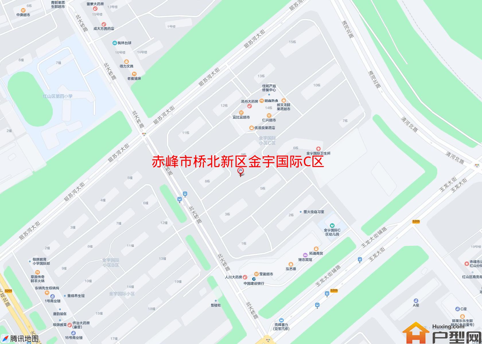 桥北新区金宇国际C区小区 - 户型网