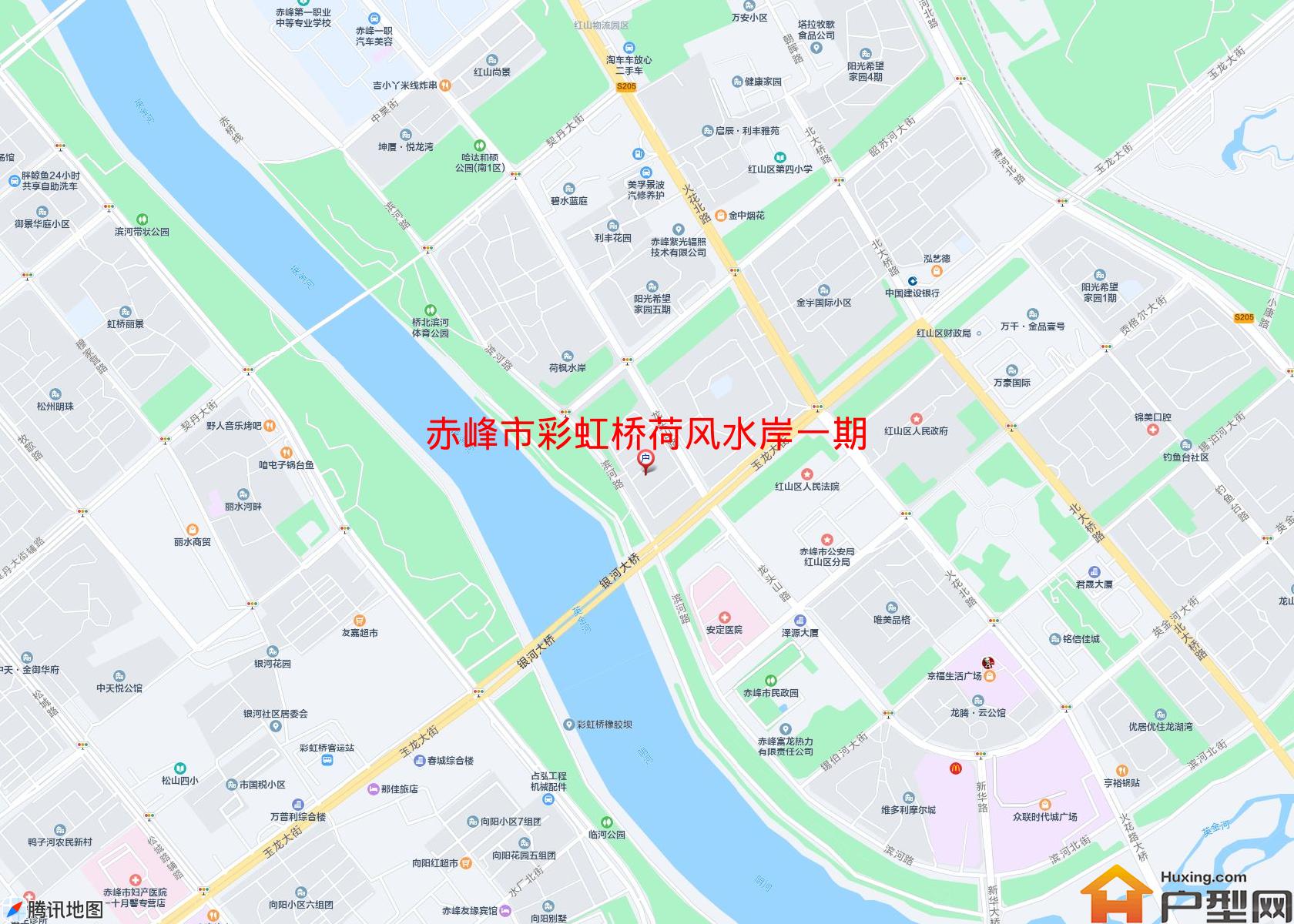 彩虹桥荷风水岸一期小区 - 户型网