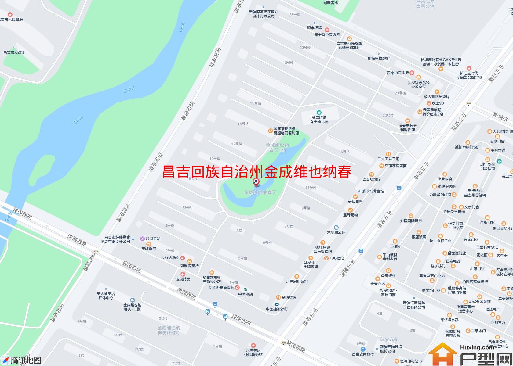 金成维也纳春天(建国西路)小区 - 户型网
