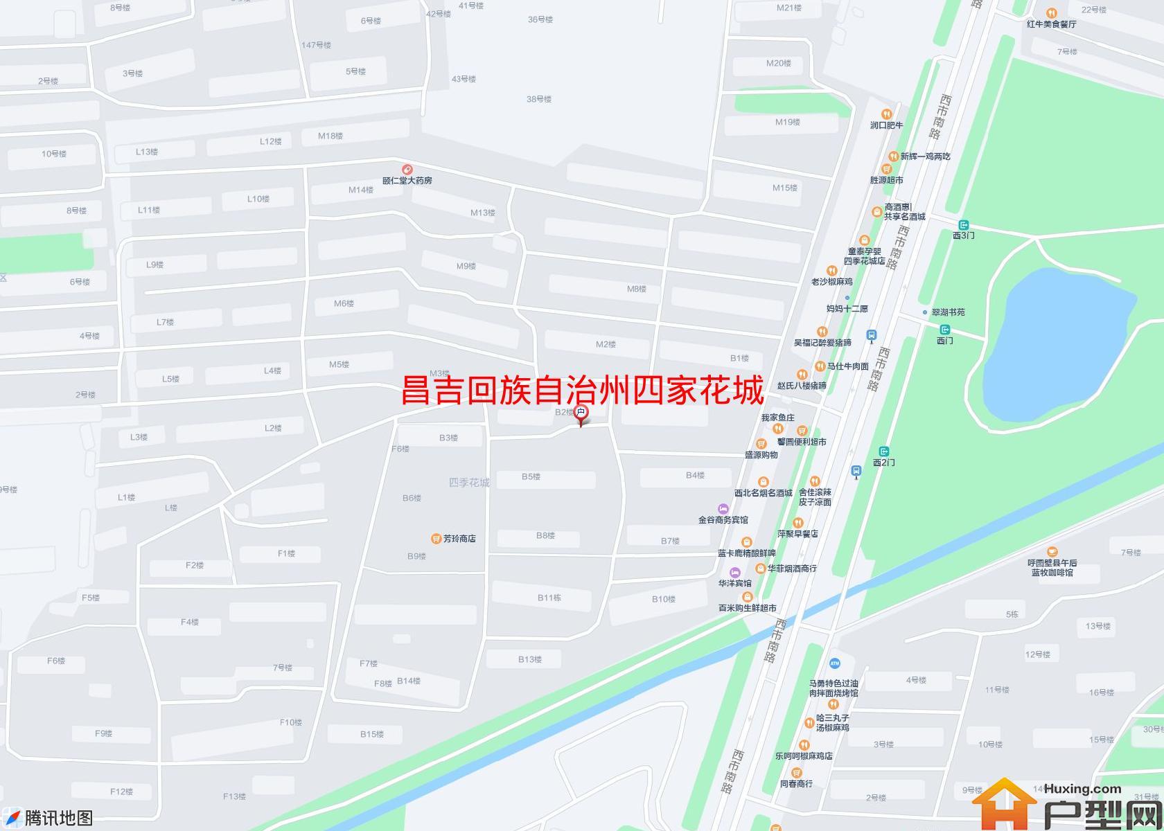 四家花城小区 - 户型网