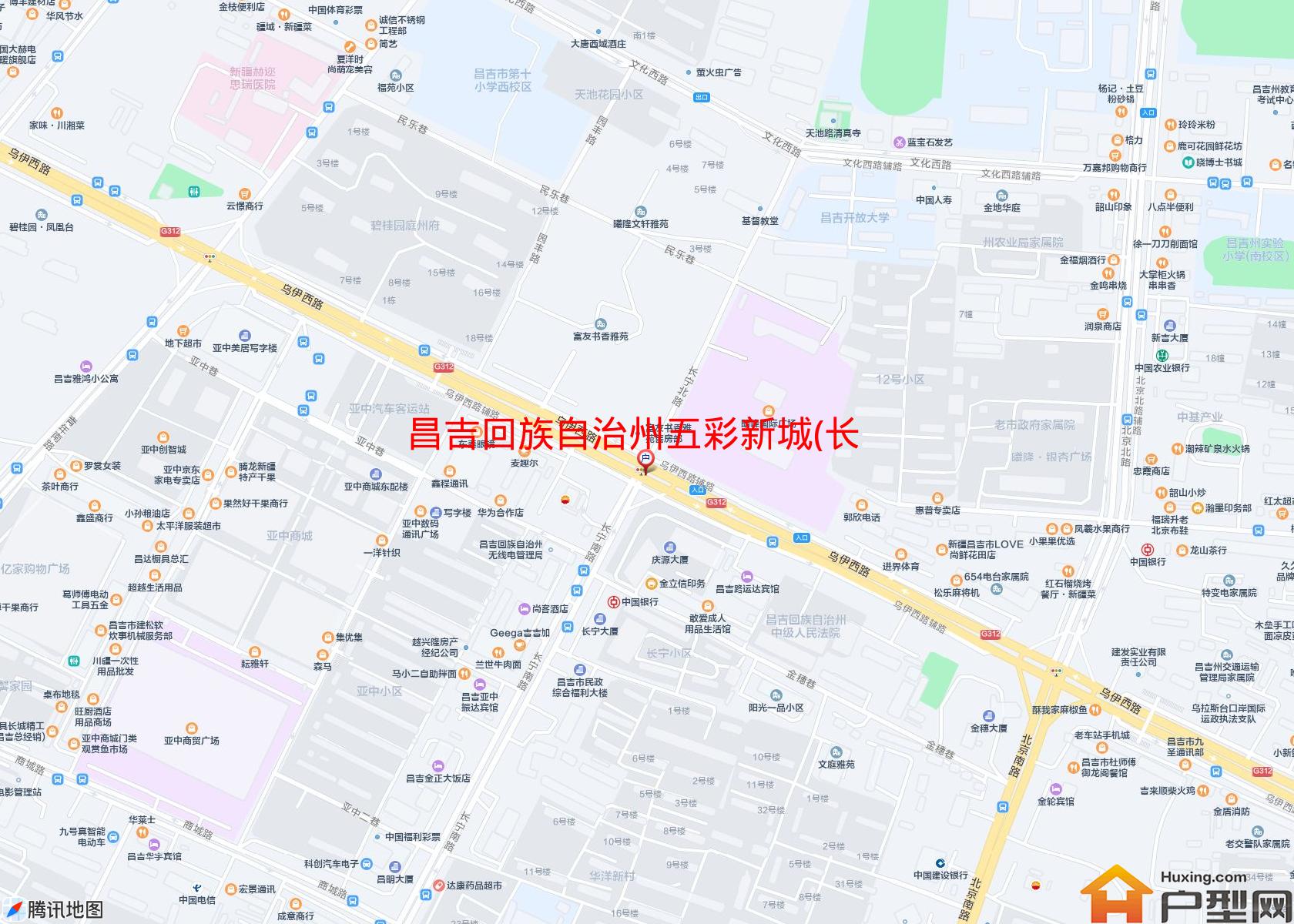 五彩新城(长宁路)小区 - 户型网