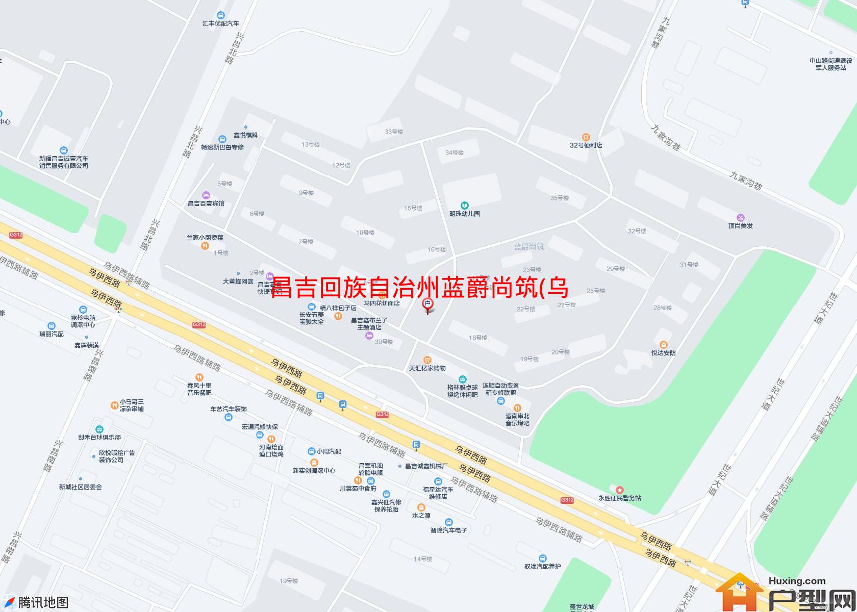 蓝爵尚筑(乌伊西路)小区 - 户型网