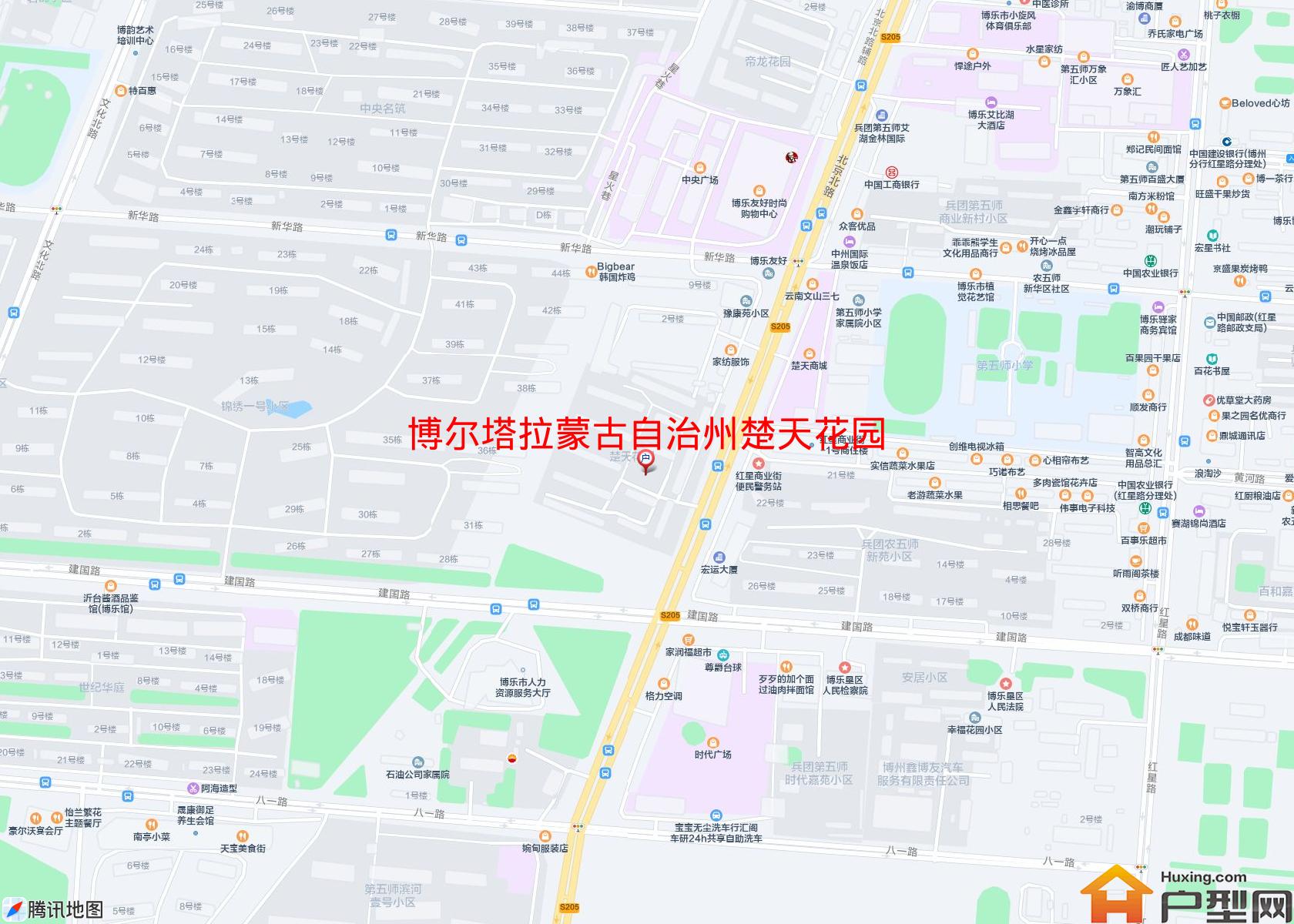 楚天花园(北京路392号)小区 - 户型网