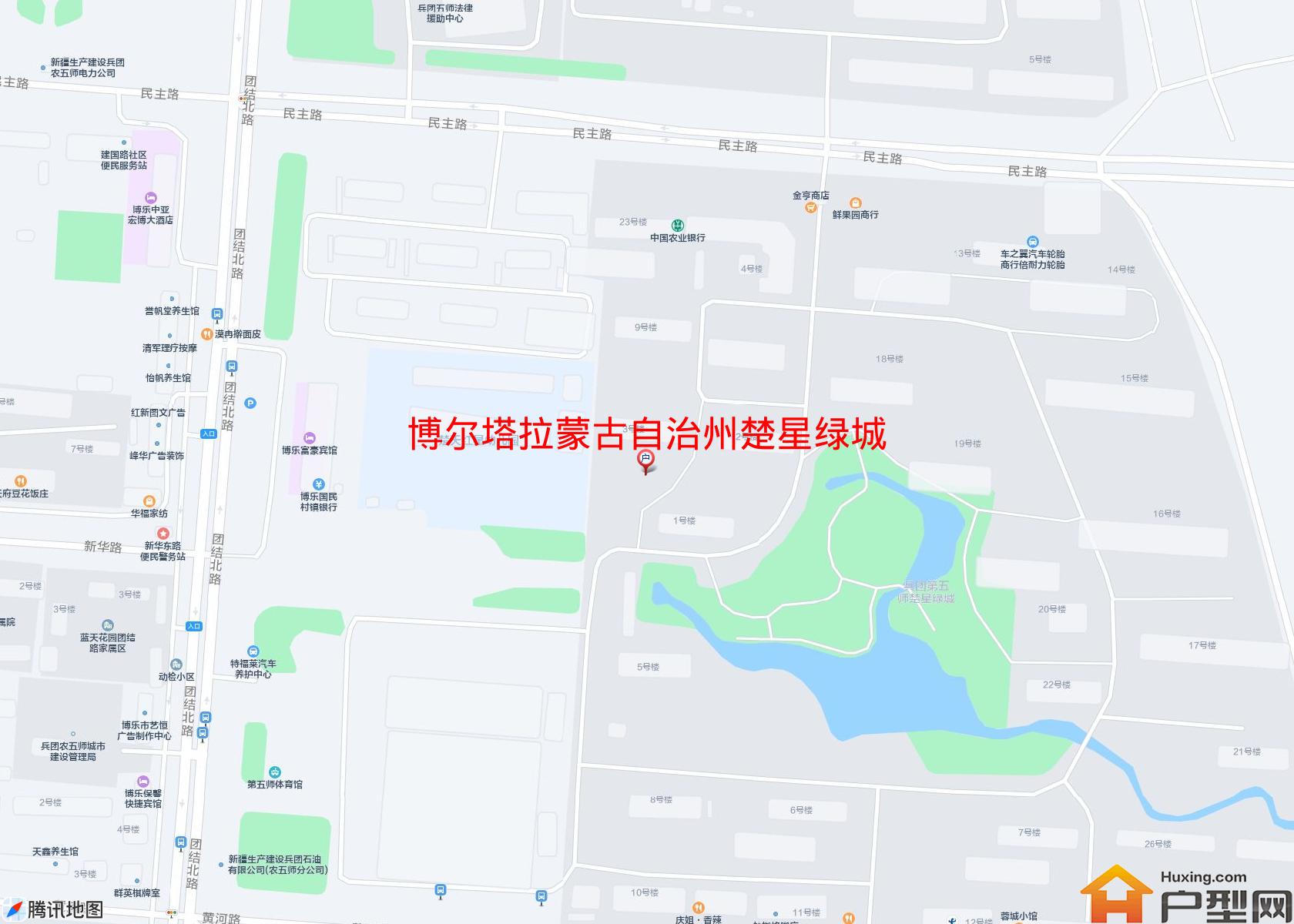 楚星绿城(团结北路)小区 - 户型网