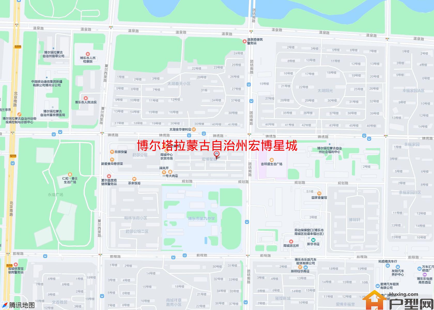 宏博星城(锦绣路)小区 - 户型网