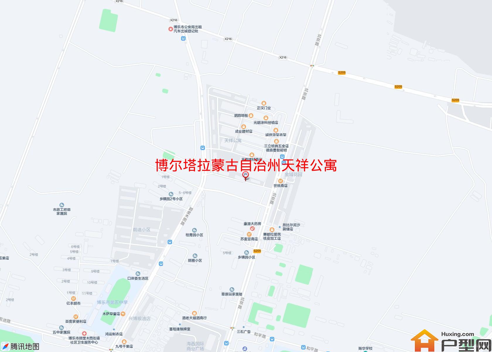 天祥公寓(北京北路)小区 - 户型网