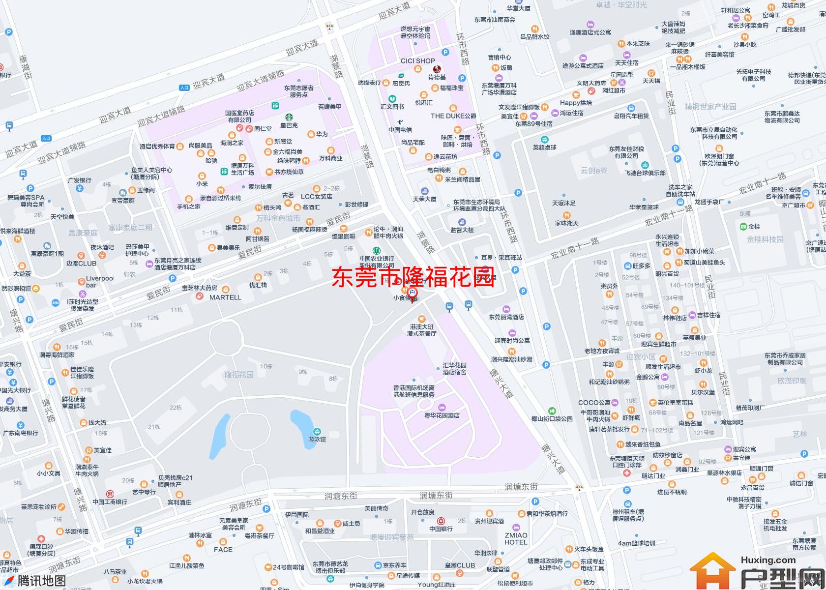 隆福花园小区 - 户型网