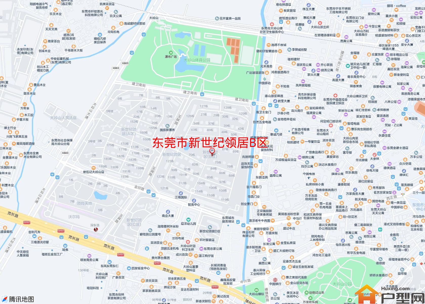 新世纪领居B区小区 - 户型网