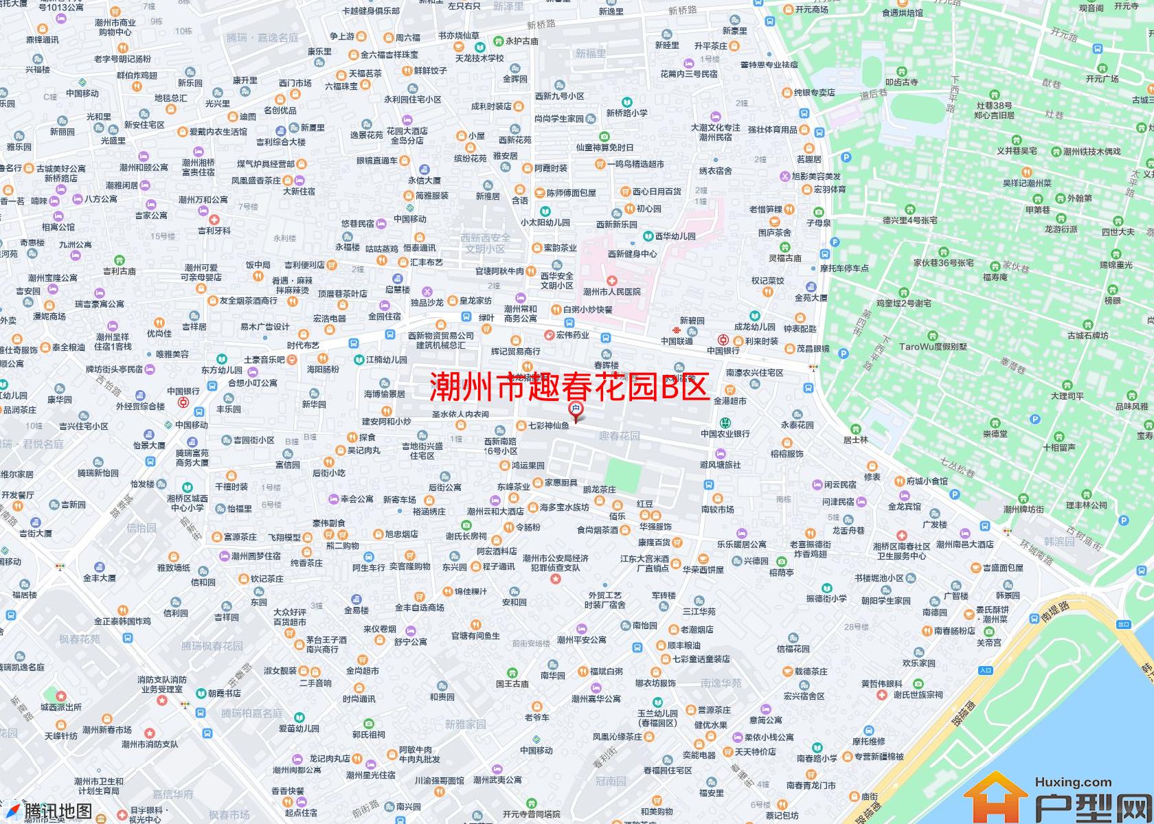 趣春花园B区小区 - 户型网