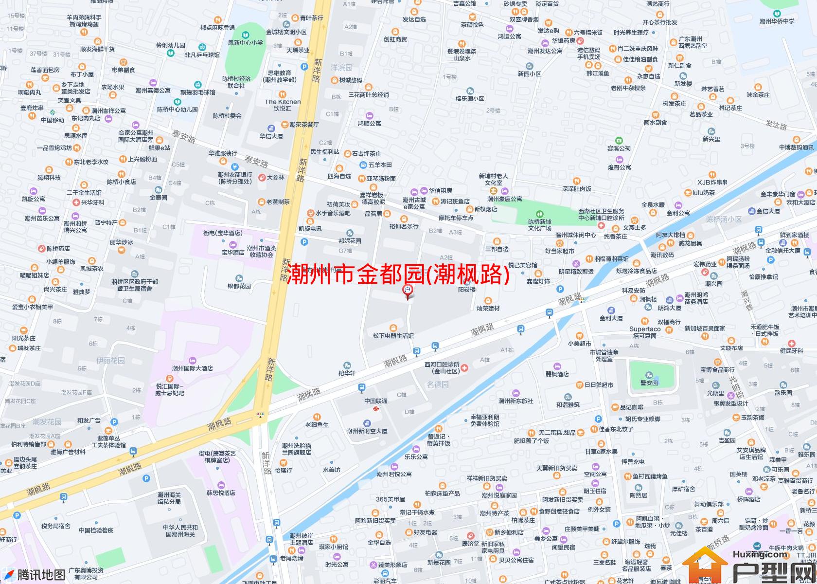 金都园(潮枫路)小区 - 户型网