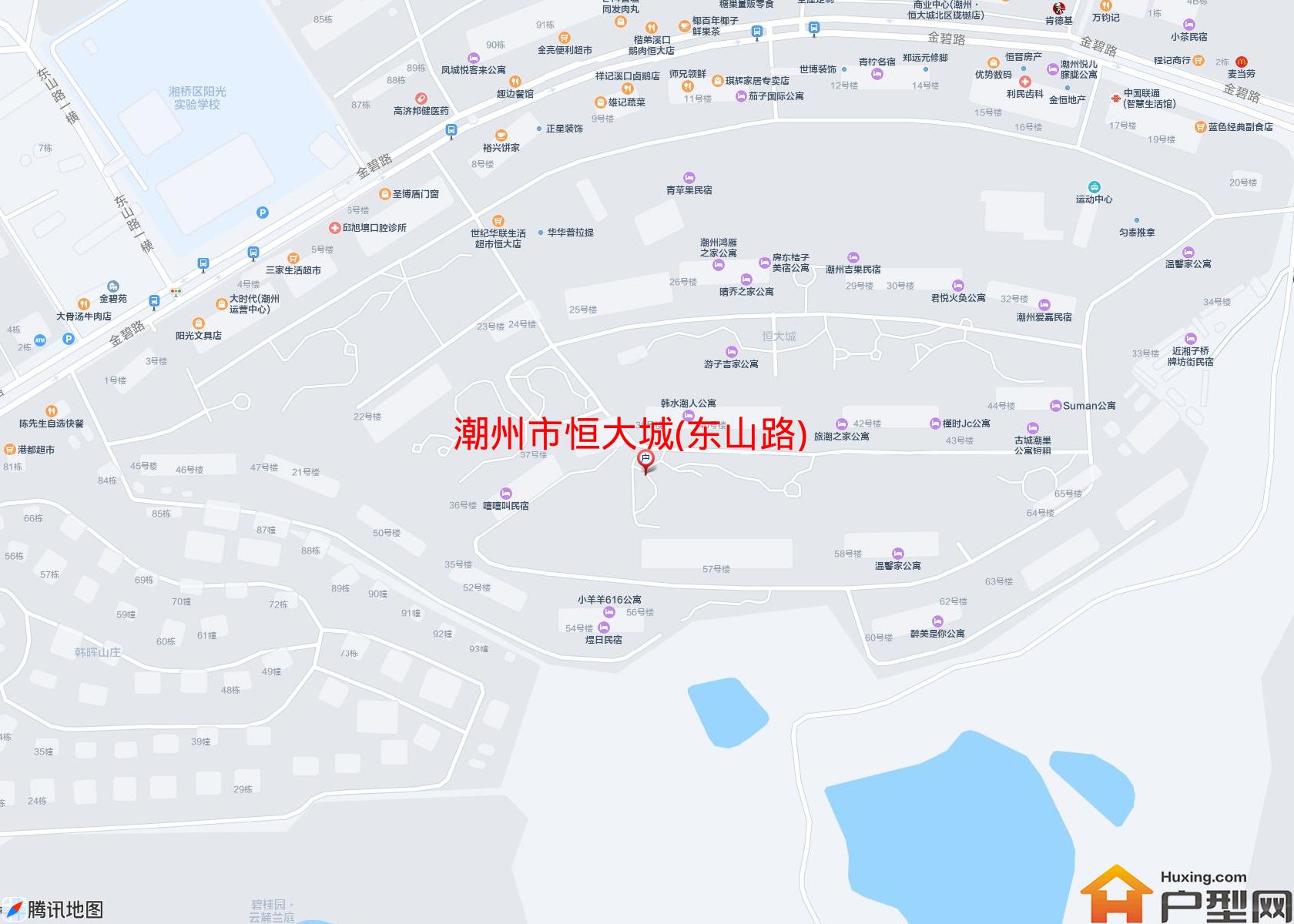 恒大城(东山路)小区 - 户型网