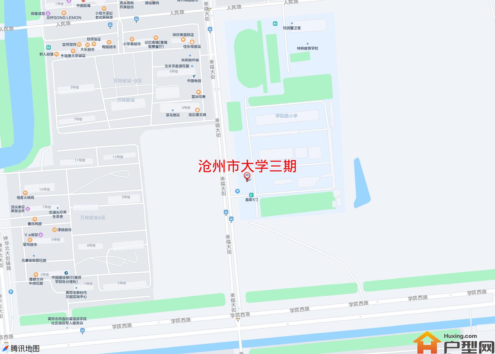 大学三期小区 - 户型网