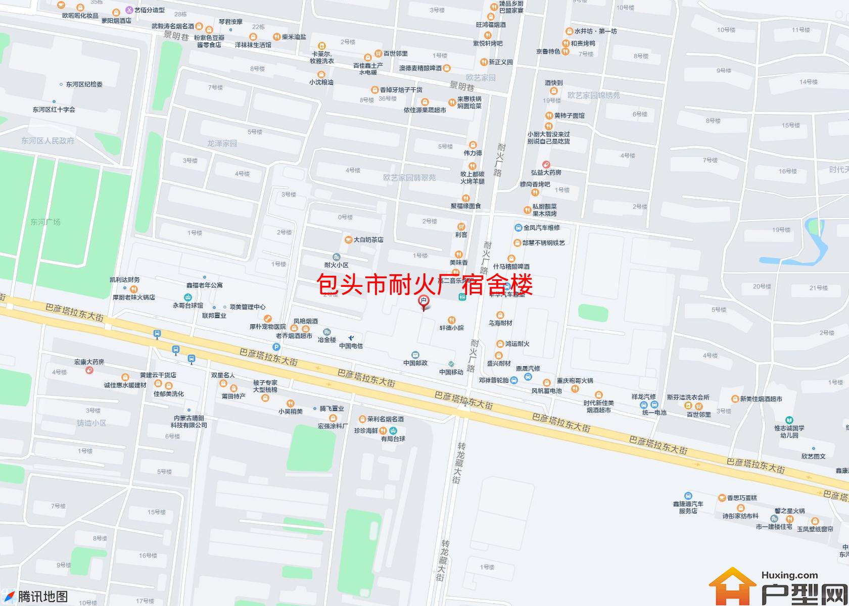 耐火厂宿舍楼小区 - 户型网