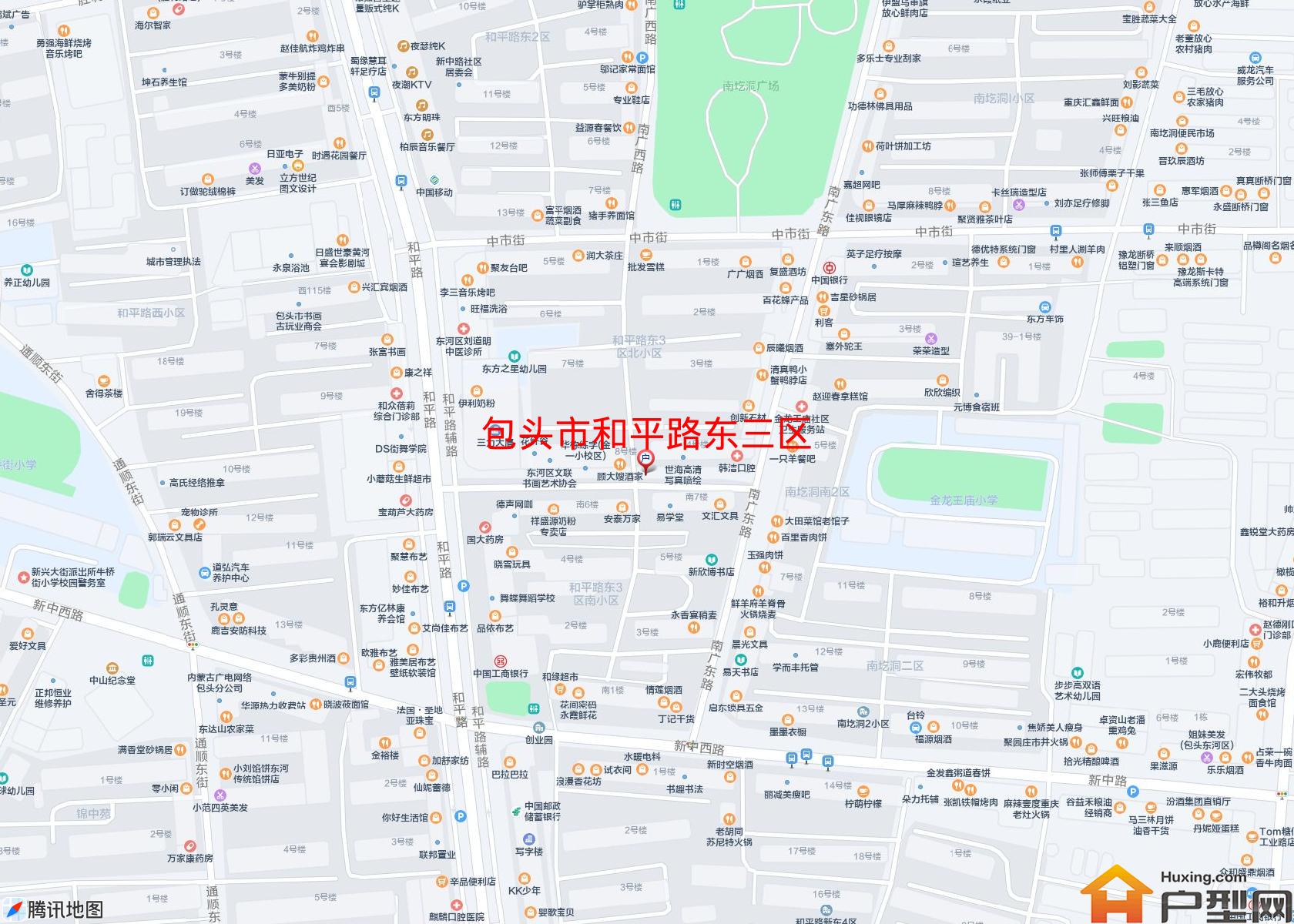 和平路东三区小区 - 户型网