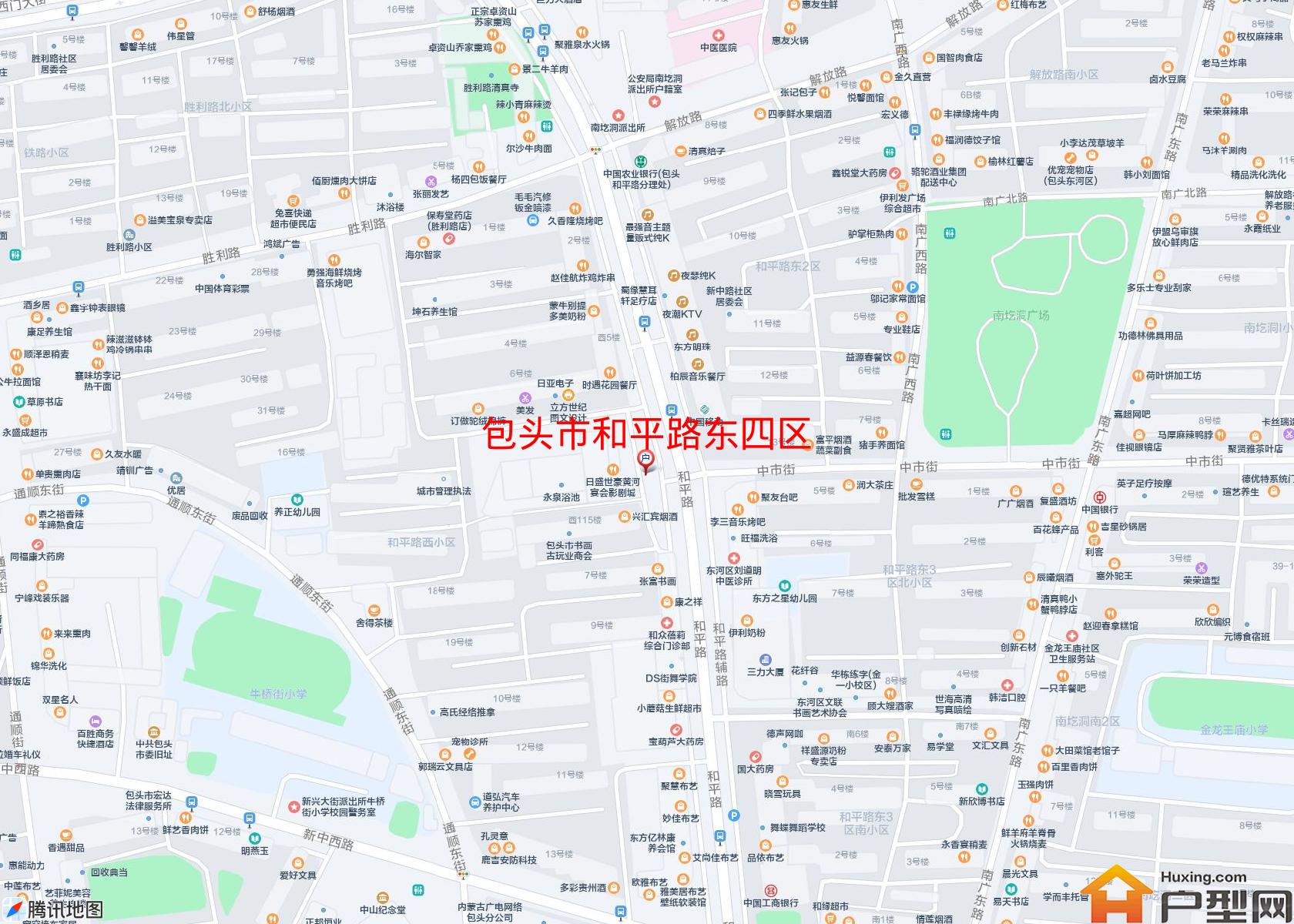和平路东四区小区 - 户型网
