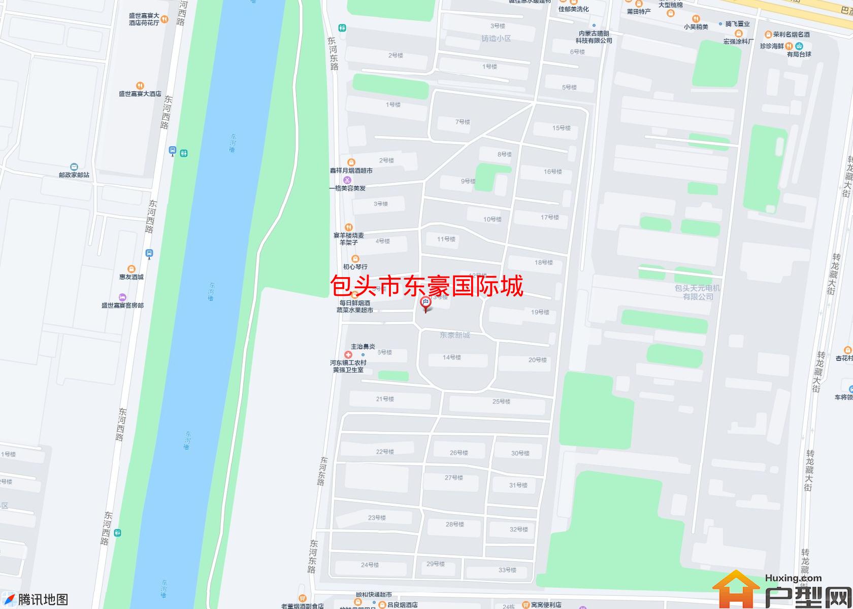 东豪国际城小区 - 户型网
