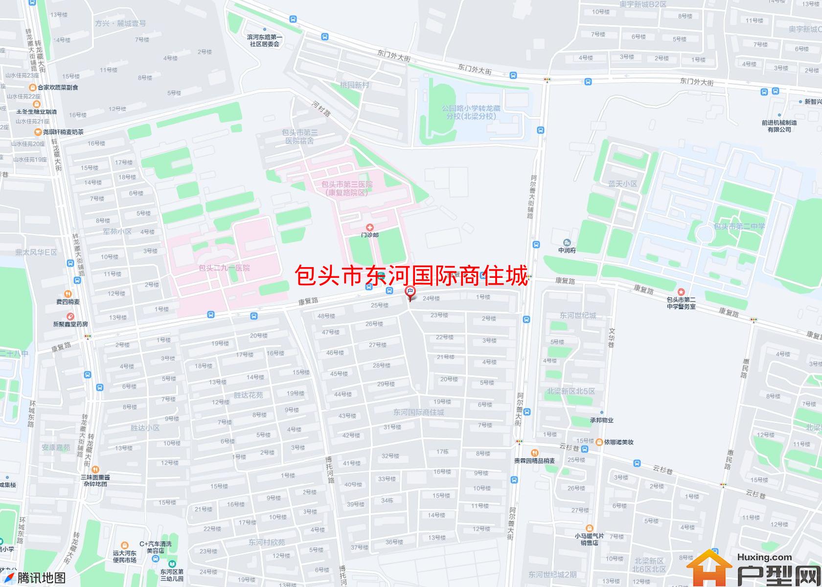东河国际商住城小区 - 户型网