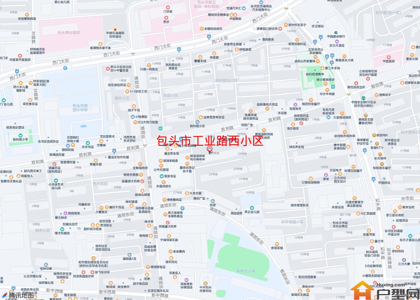工业路西小区小区 - 户型网