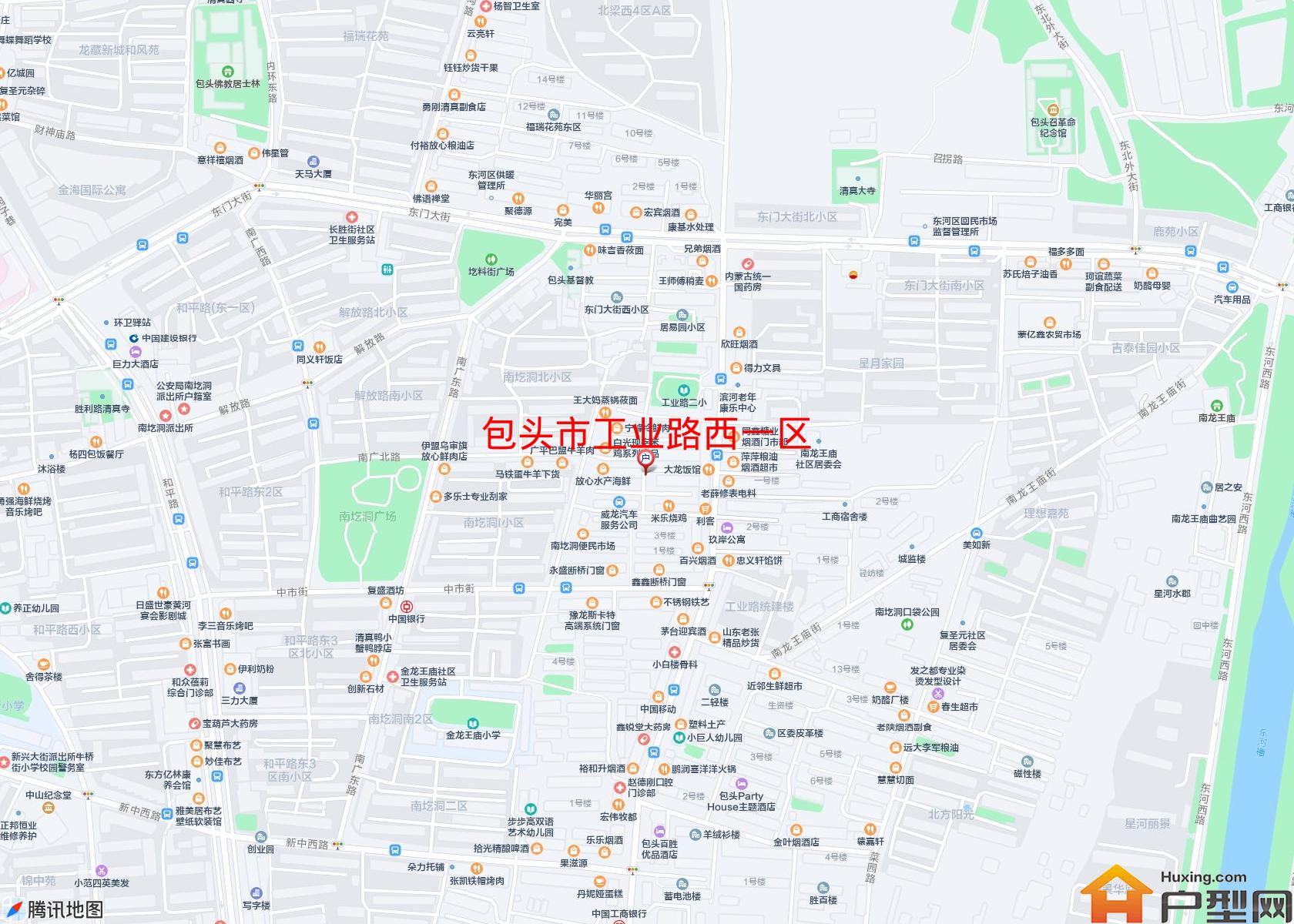 工业路西一区小区 - 户型网