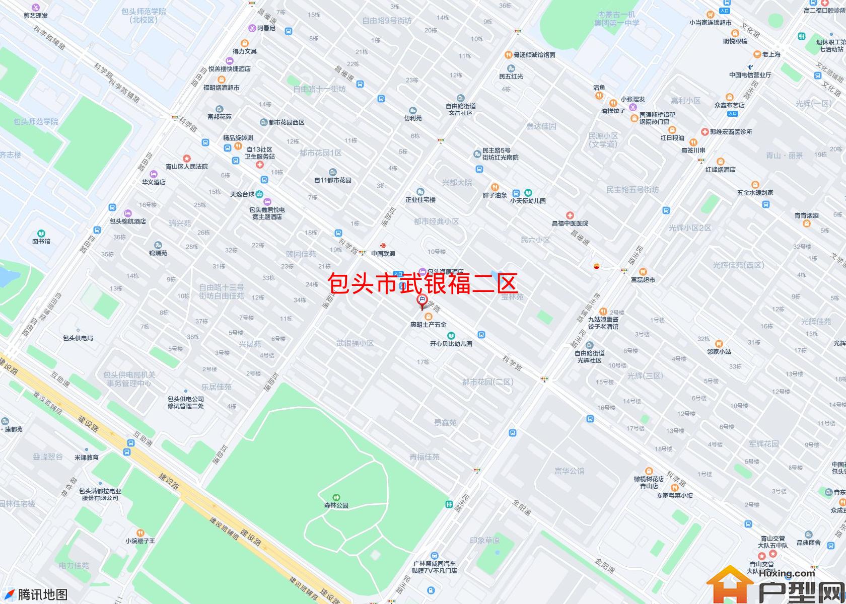武银福二区小区 - 户型网