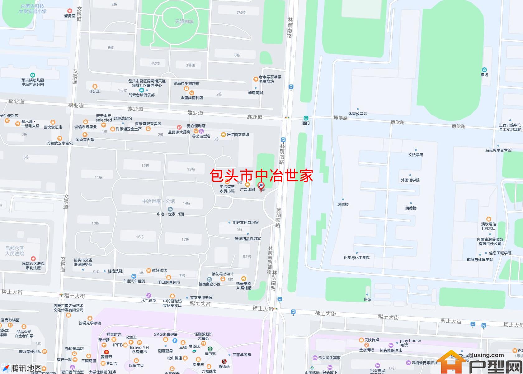 中冶世家小区 - 户型网