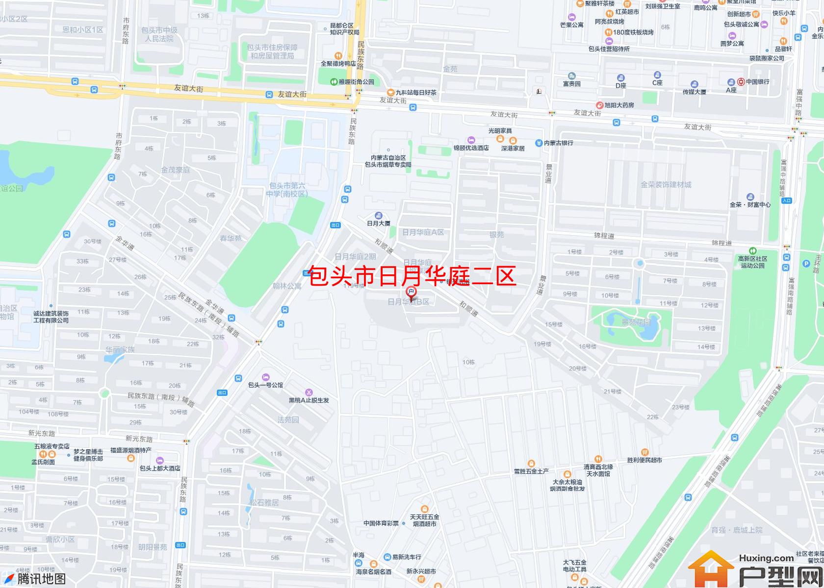 日月华庭二区小区 - 户型网