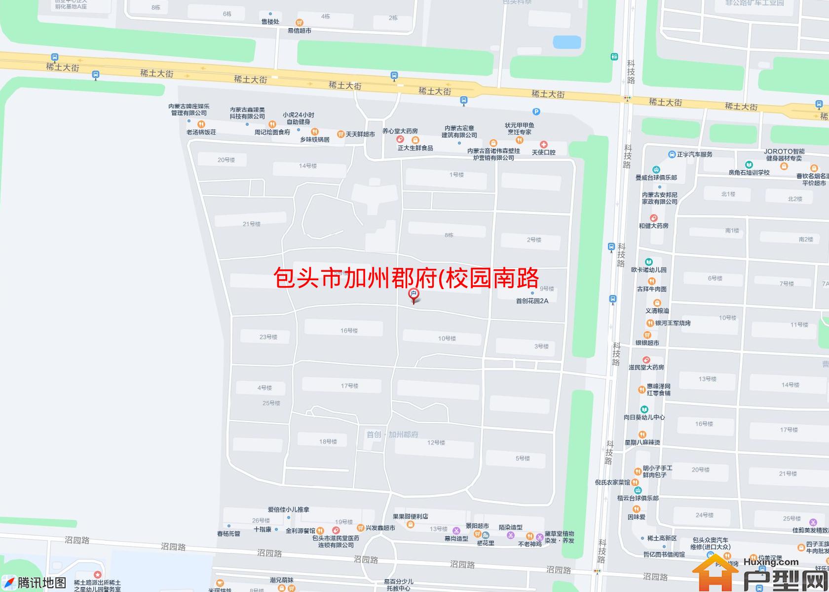 加州郡府 (校园南路)小区 - 户型网