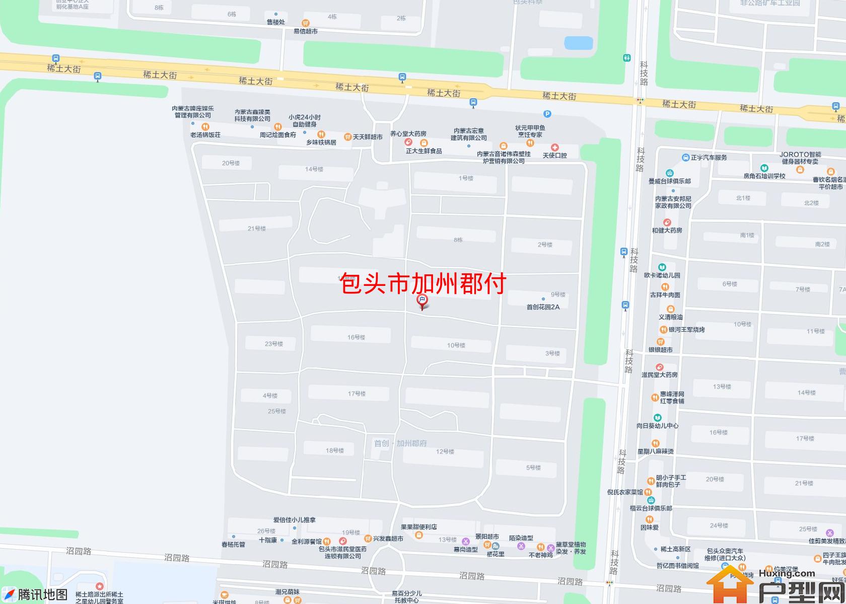 加州郡付小区 - 户型网