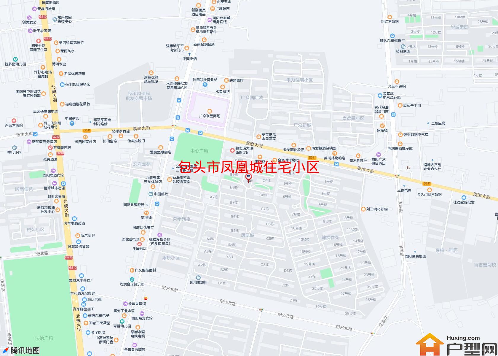 凤凰城住宅小区小区 - 户型网