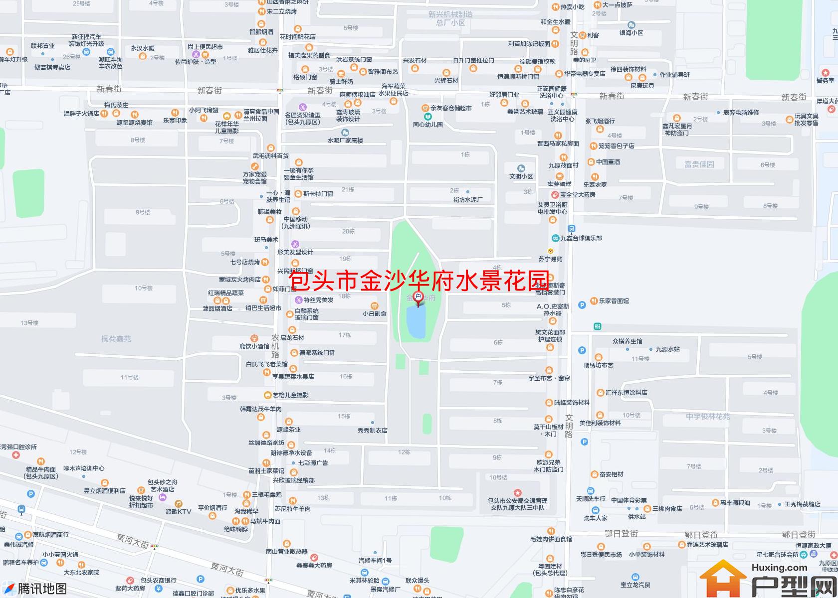 金沙华府水景花园小区 - 户型网