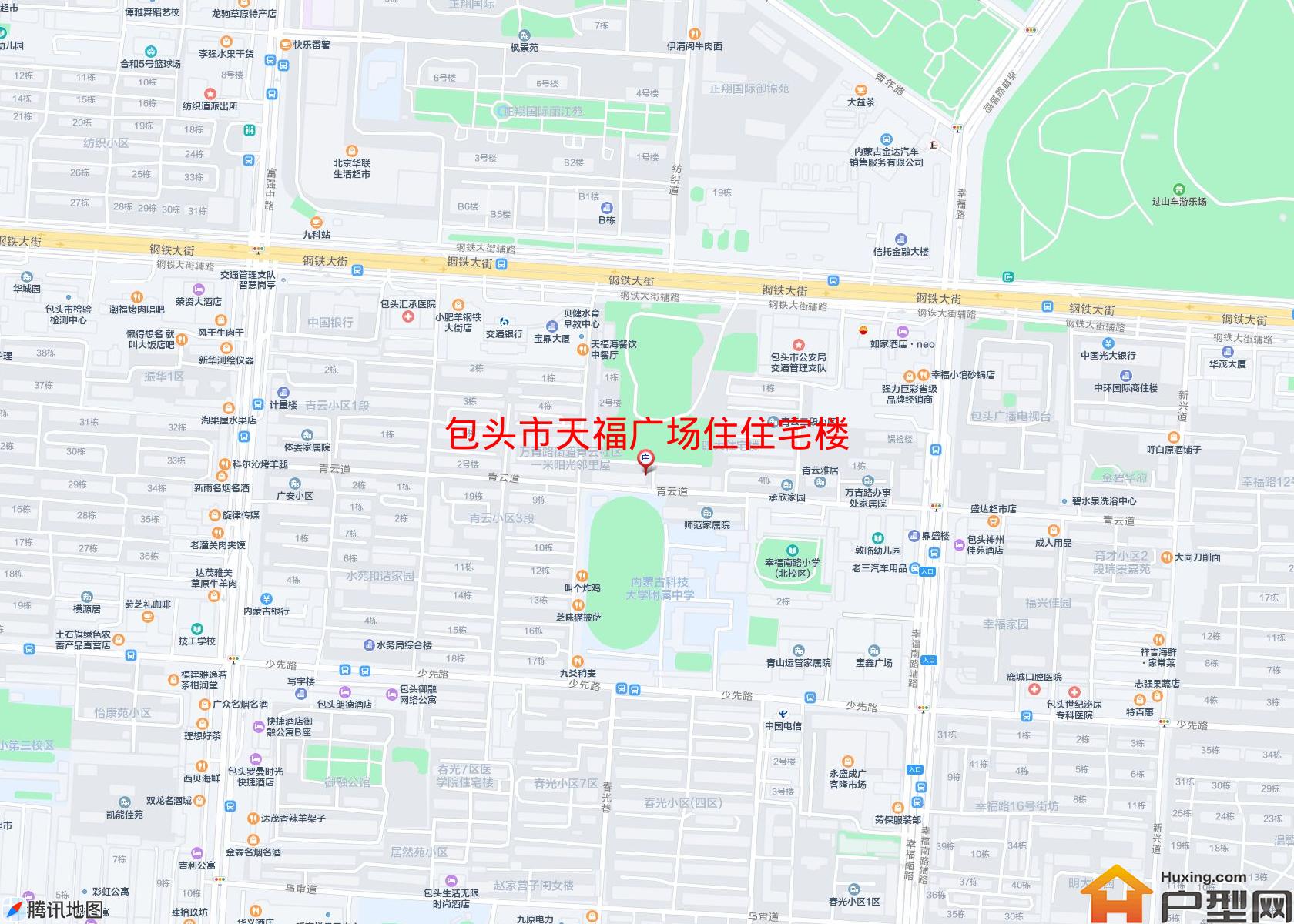 天福广场住住宅楼小区 - 户型网