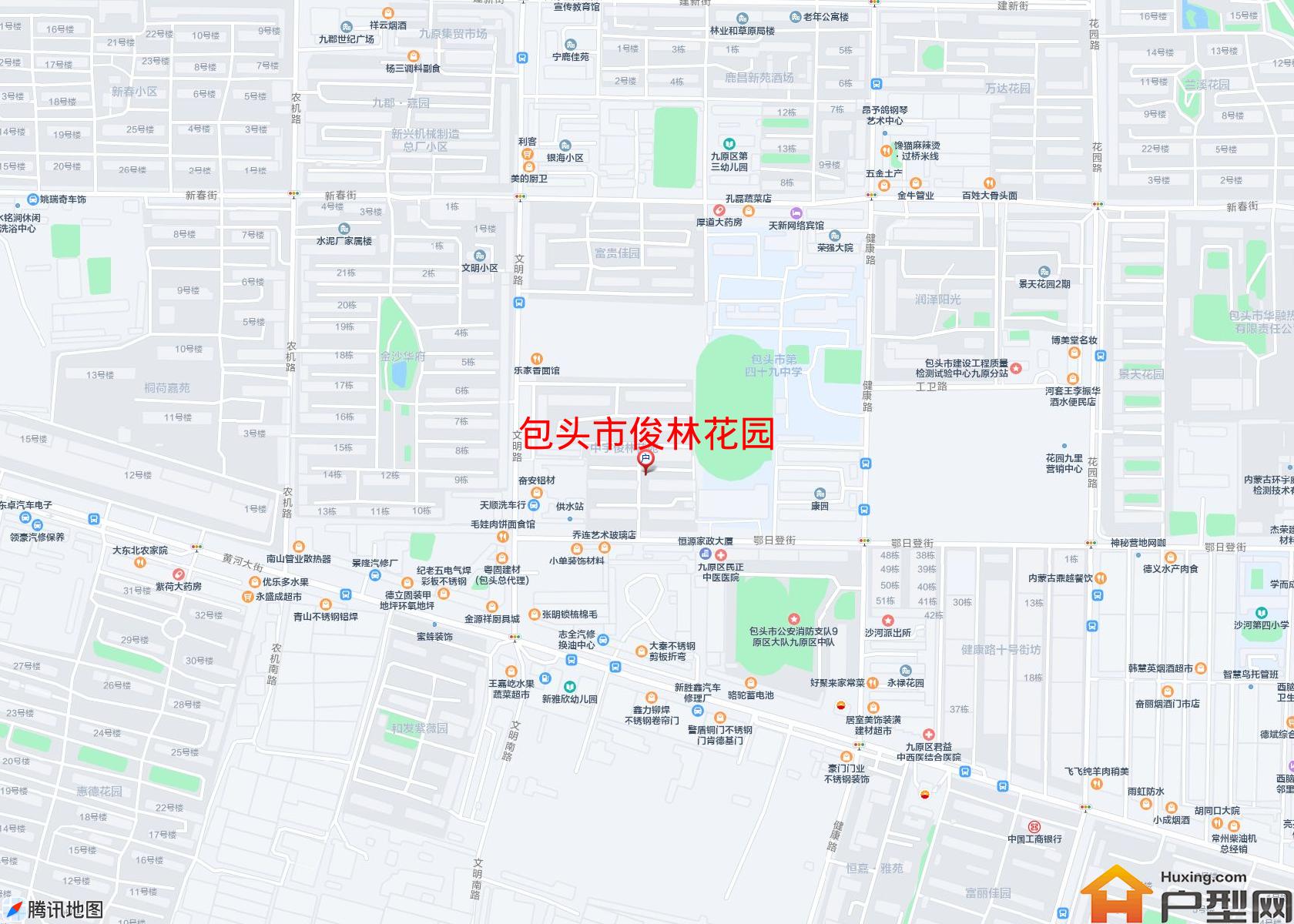 俊林花园小区 - 户型网