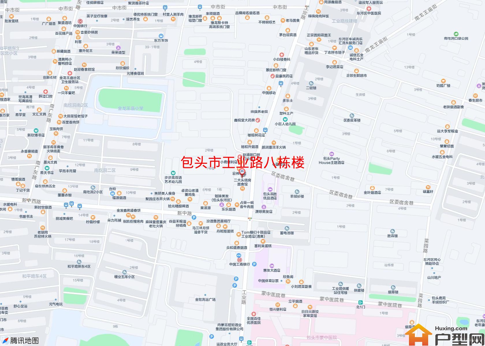 工业路八栋楼小区 - 户型网