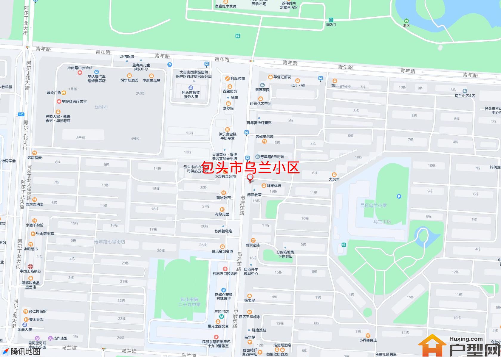 乌兰小区小区 - 户型网