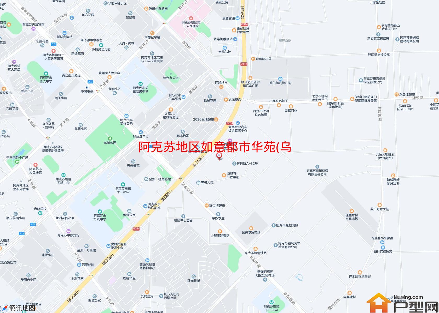 如意都市华苑(乌喀路)小区 - 户型网