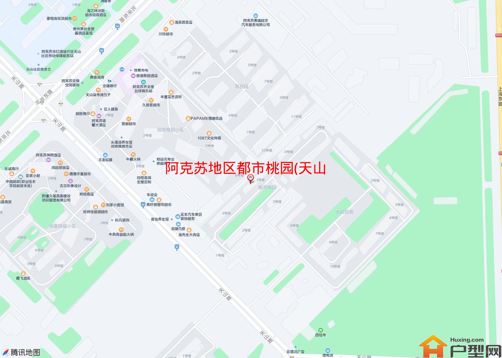 都市桃园 (天山南路12号)小区 - 户型网