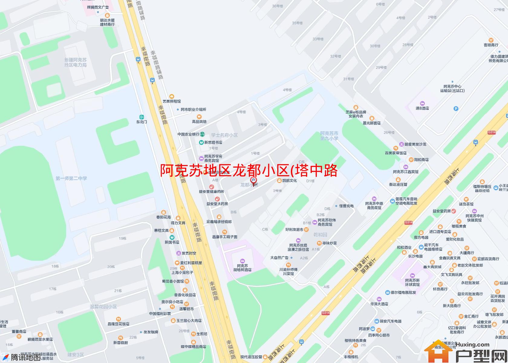 龙都小区(塔中路)小区 - 户型网