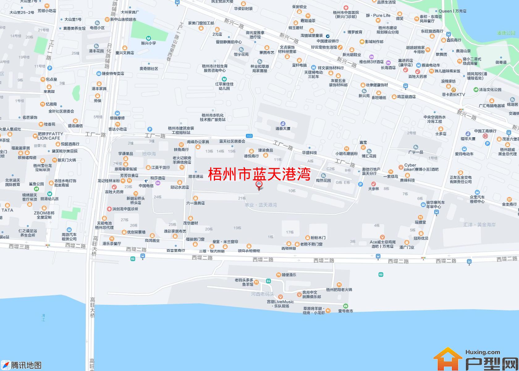 蓝天港湾小区 - 户型网