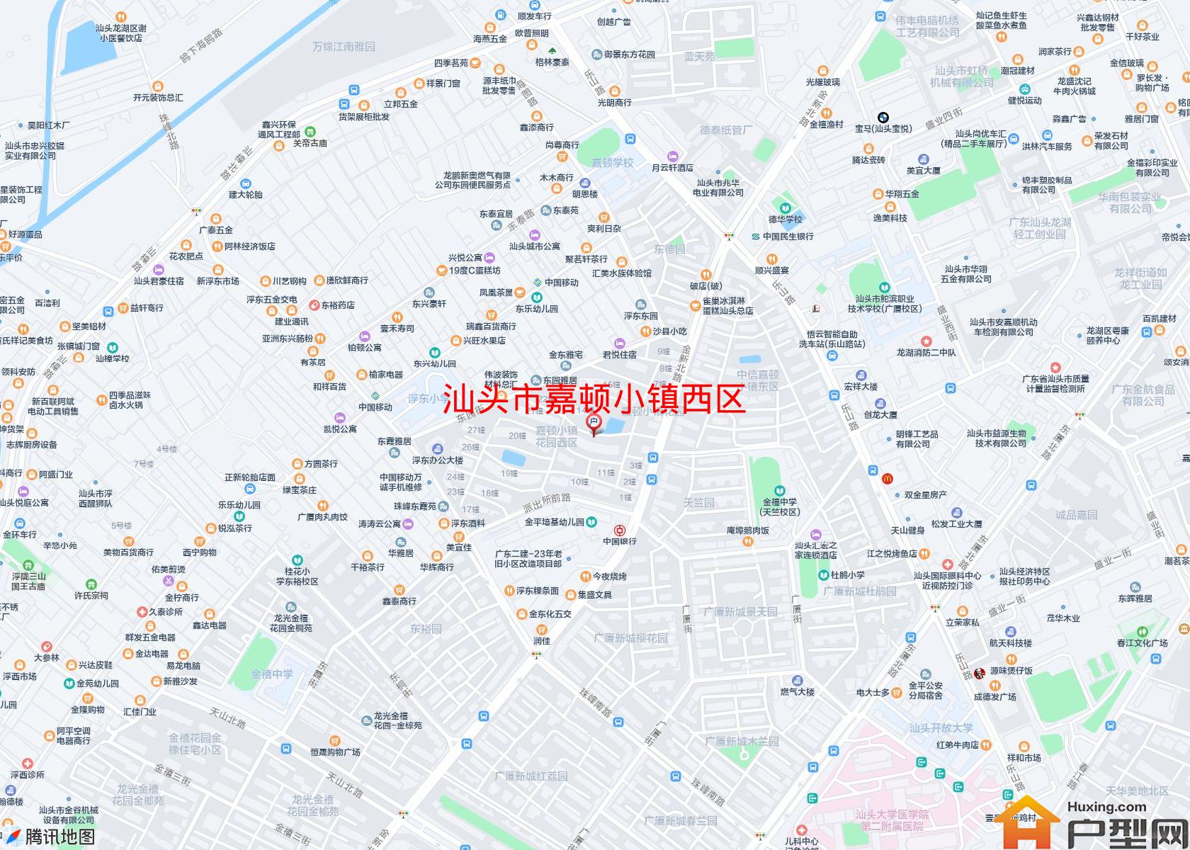 嘉顿小镇西区小区 - 户型网