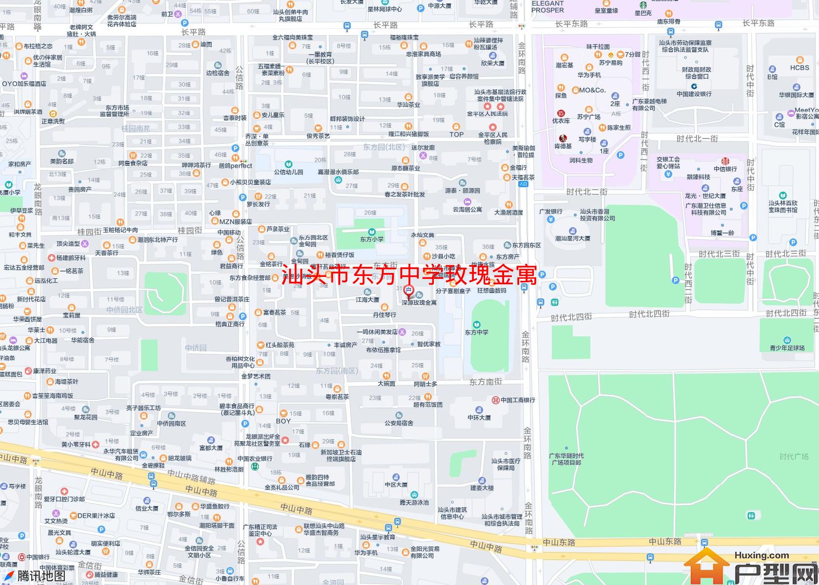 东方中学玫瑰金寓小区 - 户型网